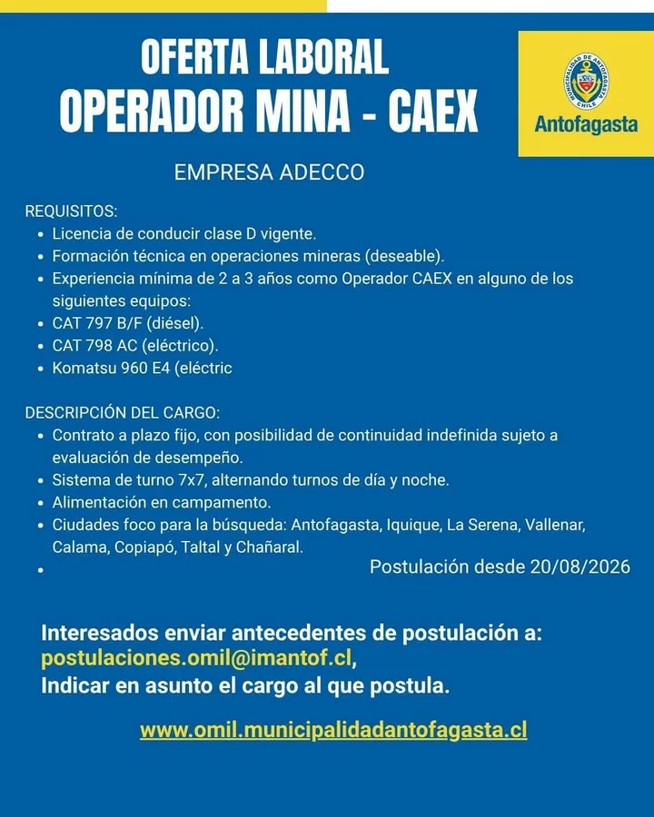 Operador Mina CAEX - imagen 1