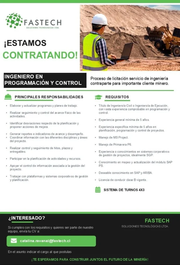Ingeniero en Programación y Control - imagen 1