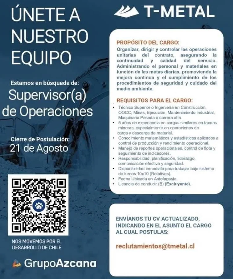 Supervisor de Operaciones - imagen 1