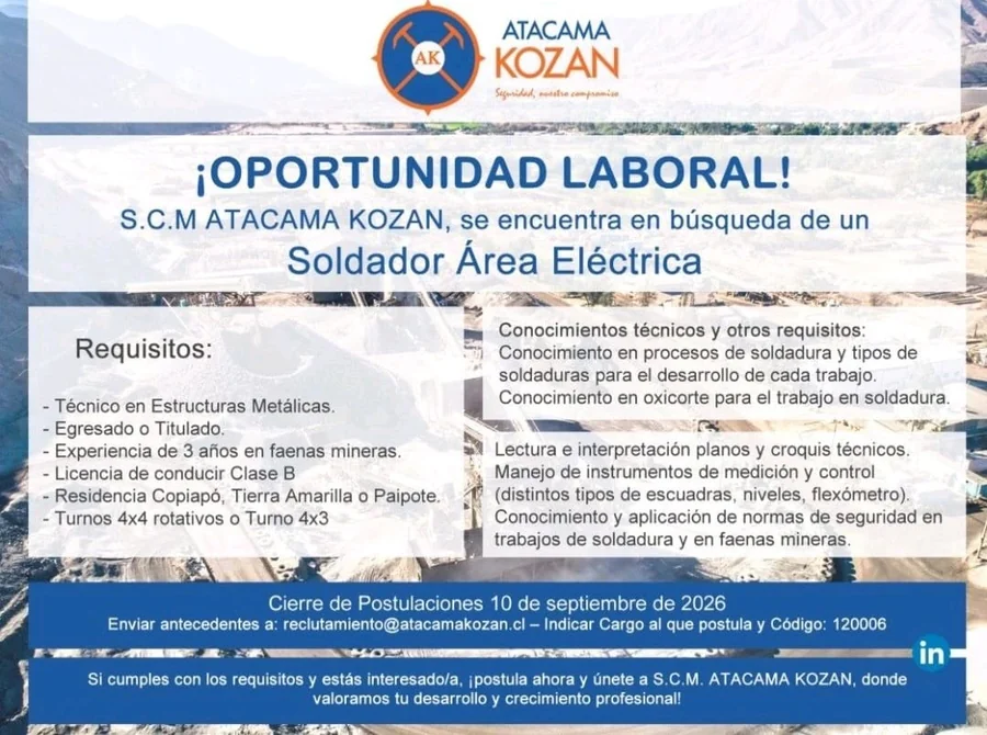 Soldador Área Eléctrica - imagen 1