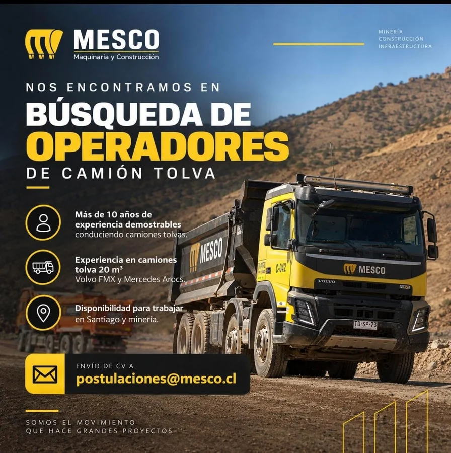 Operador de Camión Tolva - imagen 1