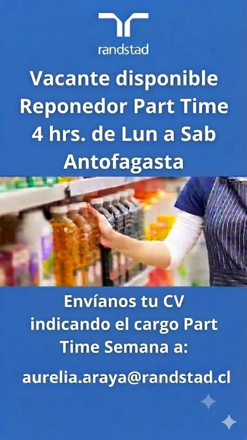 Reponedor Part Time - imagen 1