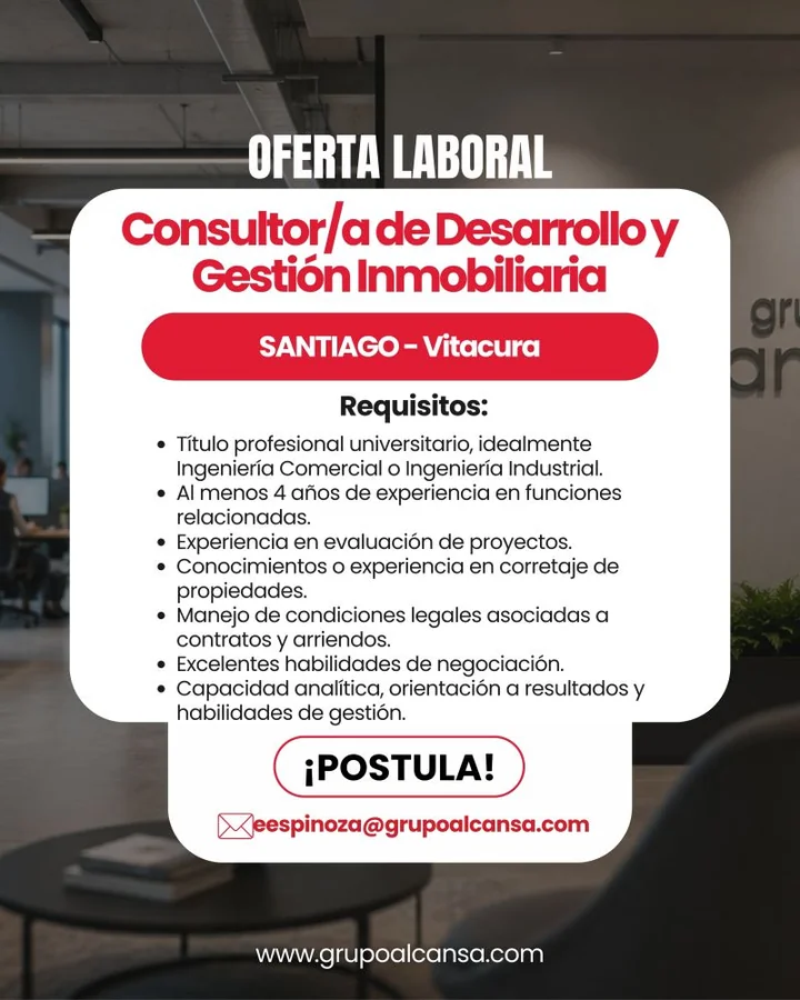 Consultor de Desarrollo y Gestión Inmobiliaria - imagen 1