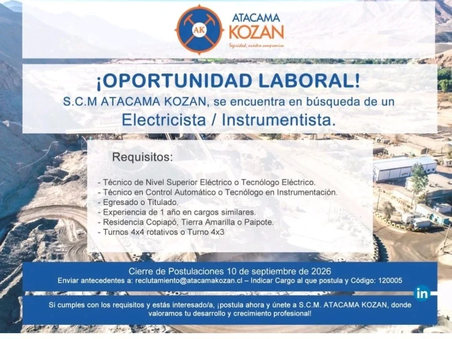 Electricista / Instrumentista - imagen 1