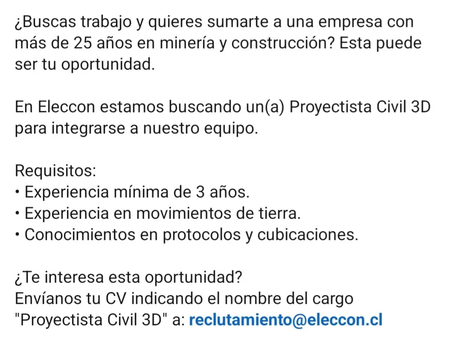Proyectista Civil 3D - imagen 1