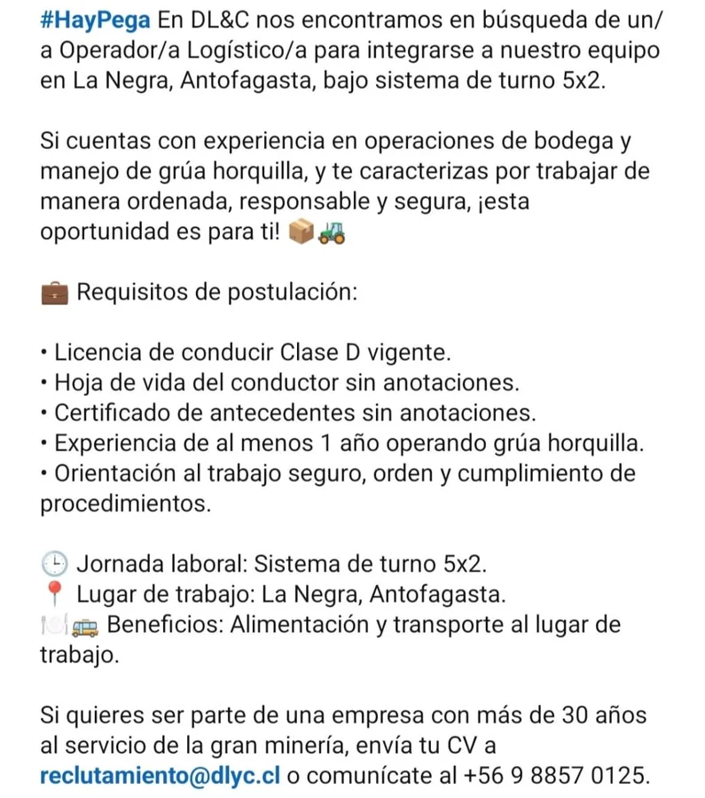 Operador Logístico - imagen 1