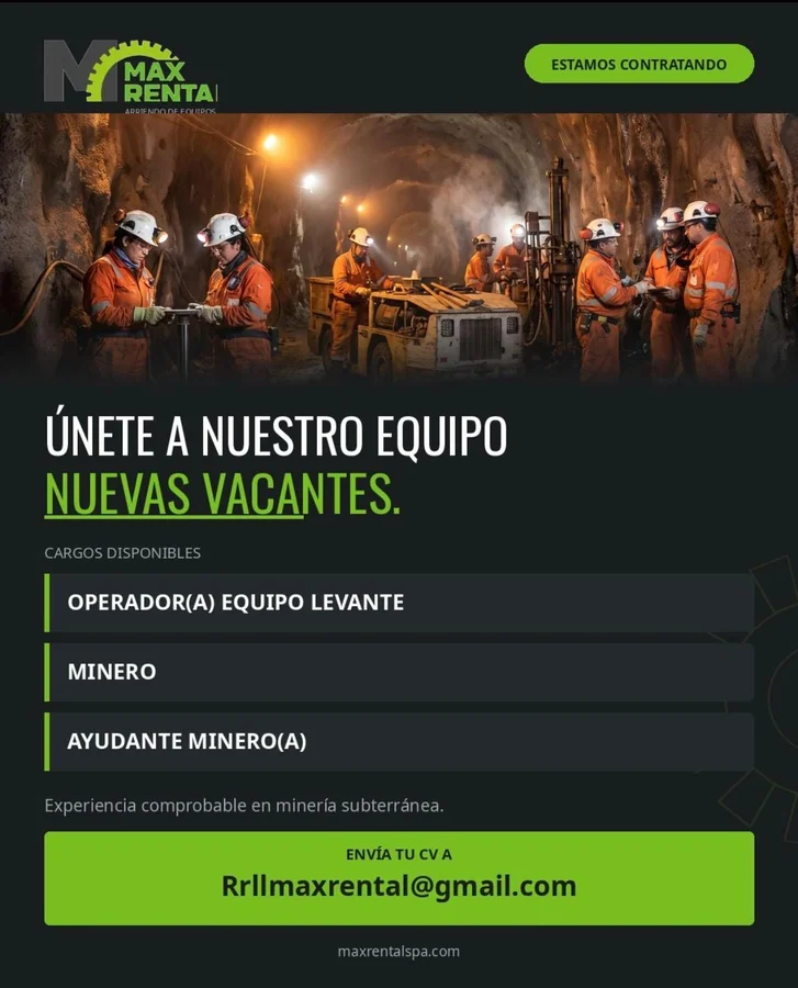 Operador de Equipo Levante Minero y Ayudante - imagen 1