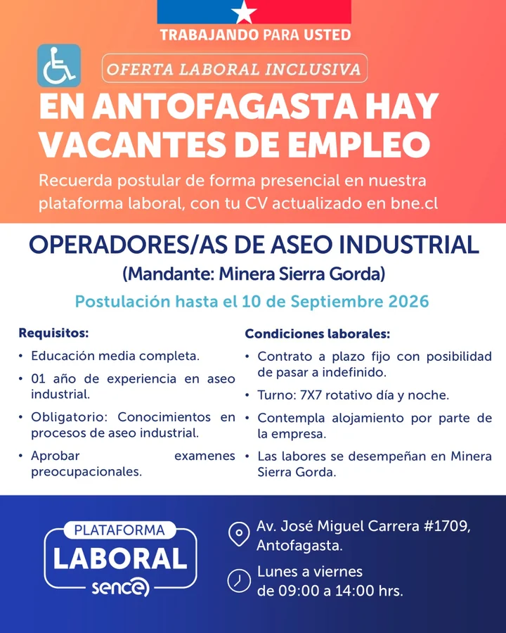 Operadores/as de Aseo Industrial - imagen 1