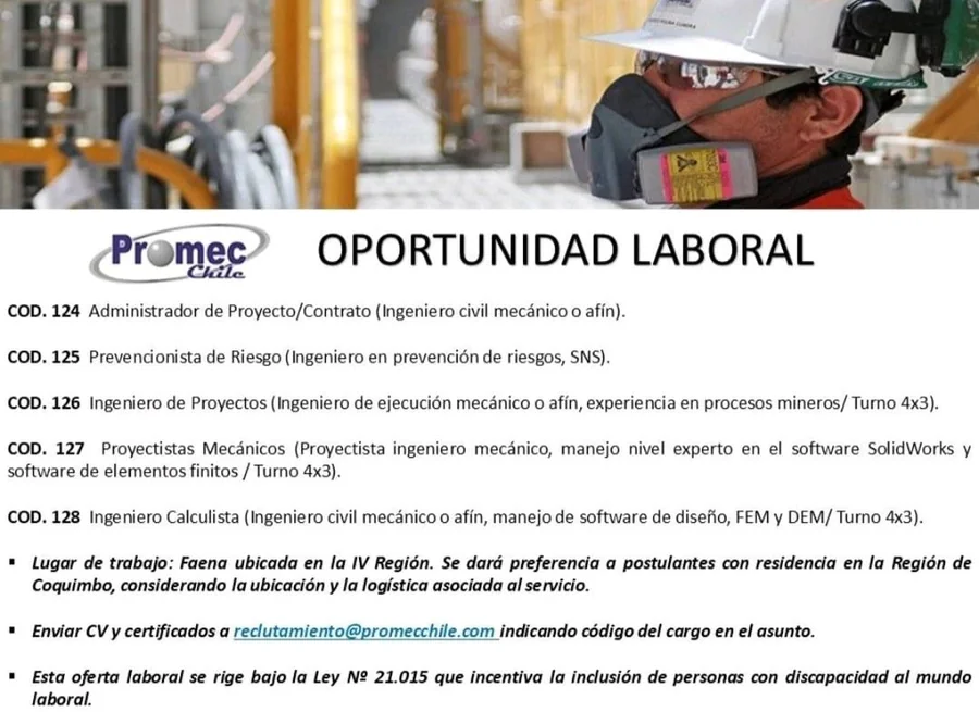 Oportunidades Laborales en Faena Minera - imagen 1