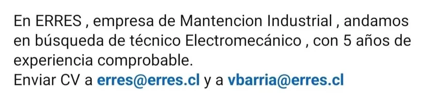Técnico Electromecánico - imagen 1