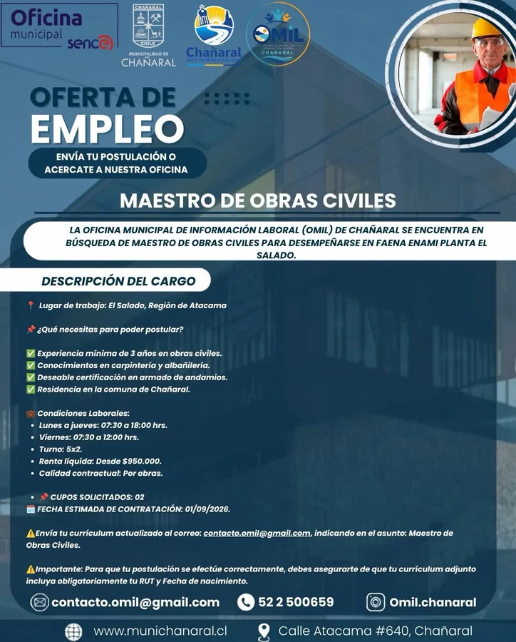 Maestro de Obras Civiles - imagen 1