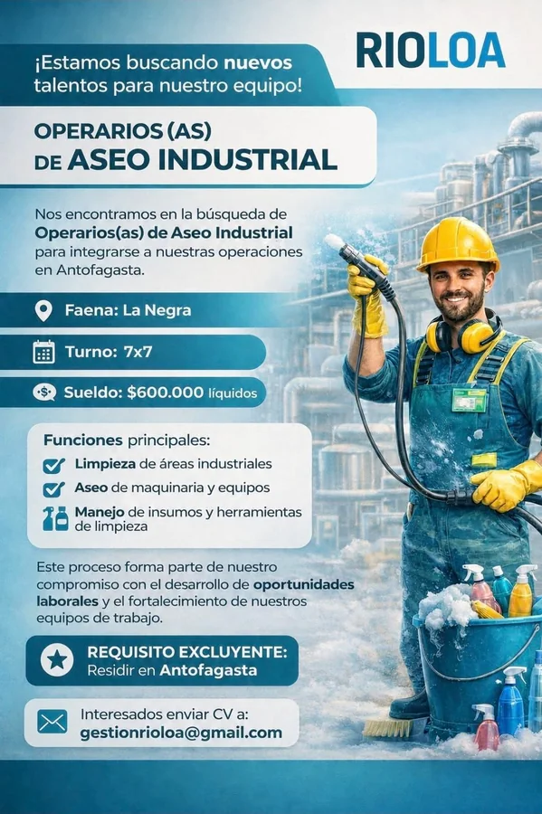 Operarios de Aseo Industrial - imagen 1