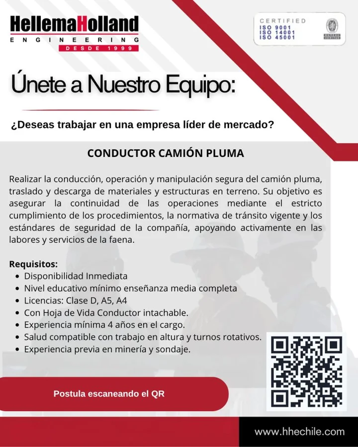 Conductor Camión Pluma - imagen 1