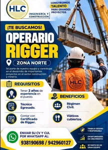 Operario Rigger - imagen 1