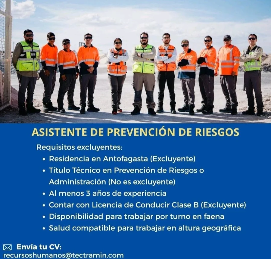 Asistente de Prevención de Riesgos - imagen 1