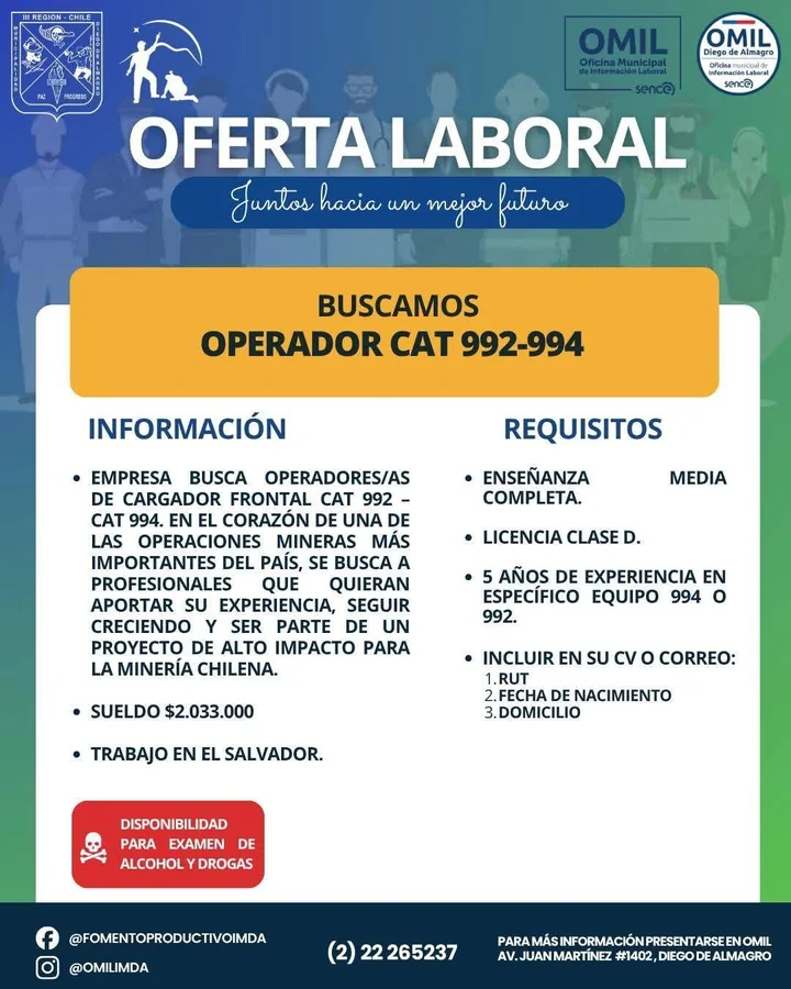 Operador de Cargador Frontal CAT 992/994 - imagen 1