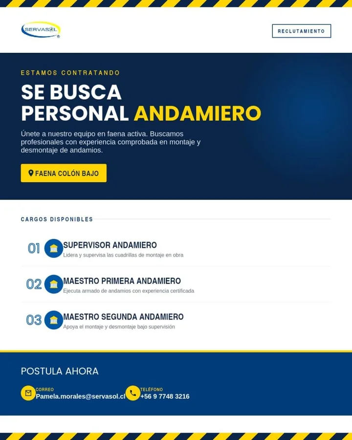 Personal Andamiero - imagen 1