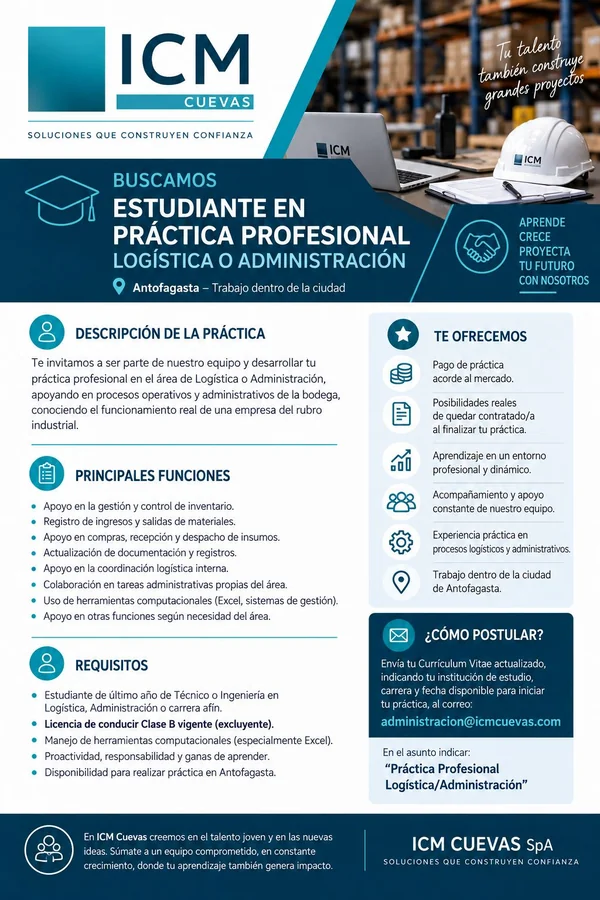 Práctica Profesional Logística o Administración - imagen 1