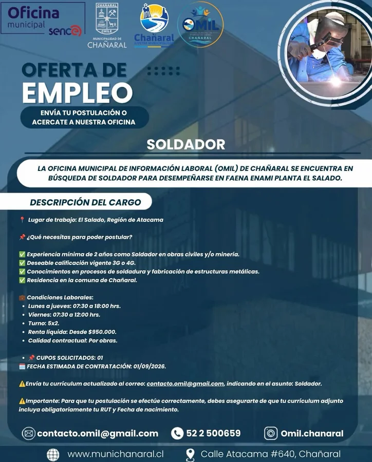 Soldador para Faena - imagen 1