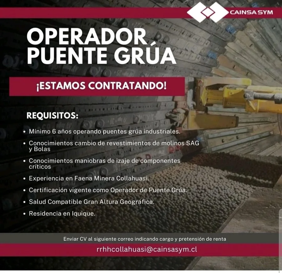 Operador de Puente Grúa - imagen 1