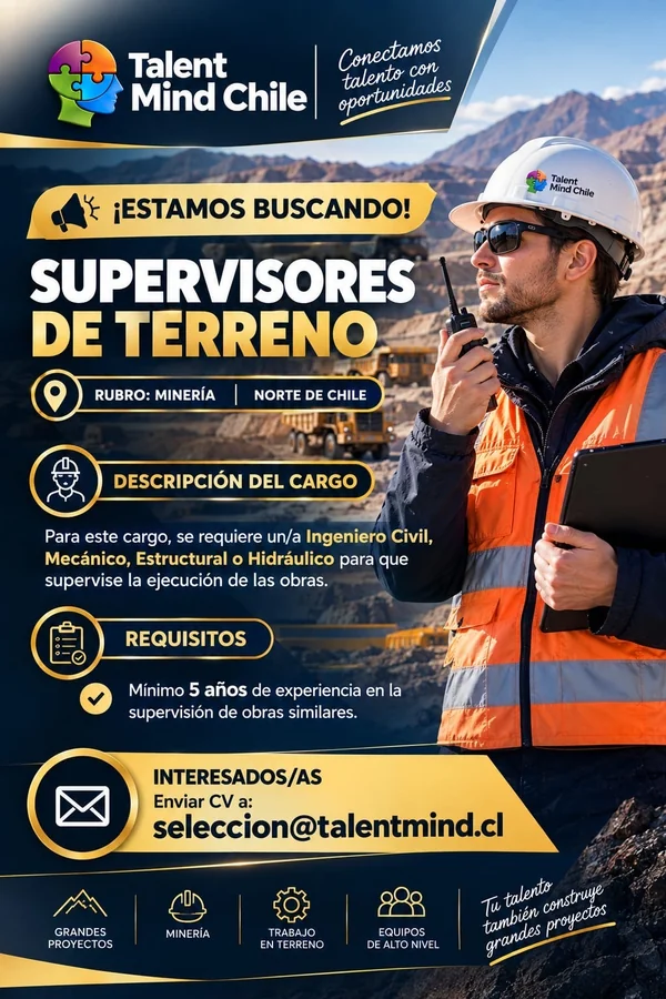 Supervisor de Terreno - imagen 1