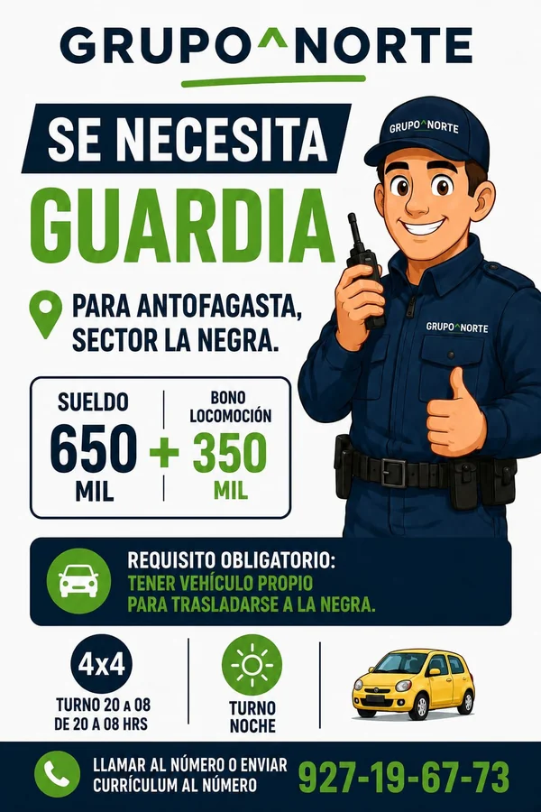 Guardia de seguridad para sector La Negra - imagen 1
