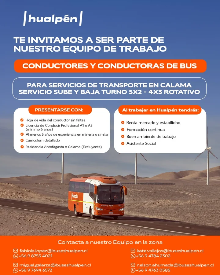 Conductor/a de Bus - imagen 1