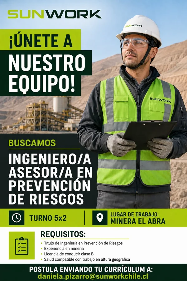 Ingeniero/a Asesor/a en Prevención de Riesgos - imagen 1