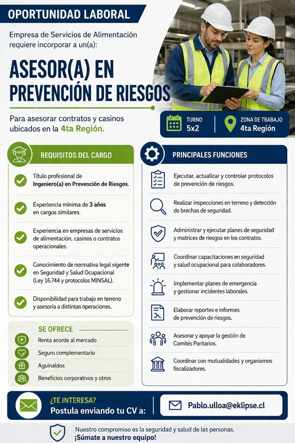 Asesor en Prevención de Riesgos - imagen 1