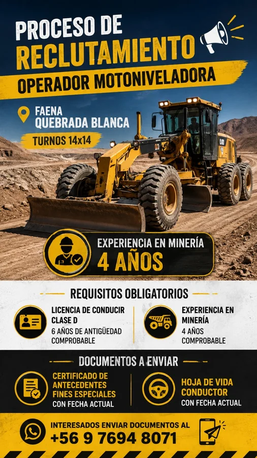 Operador de motoniveladora - imagen 1