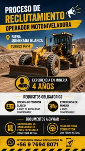 Operador de motoniveladora - imagen 1