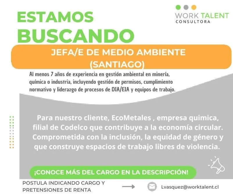 Jefa/e de Medio Ambiente - imagen 1