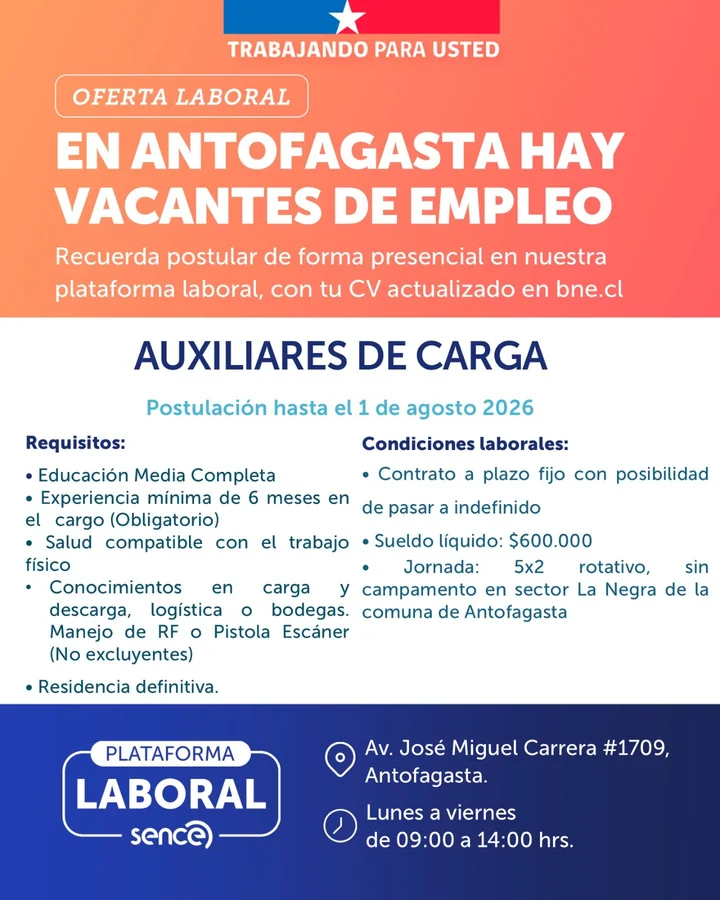 Auxiliar de carga - imagen 1