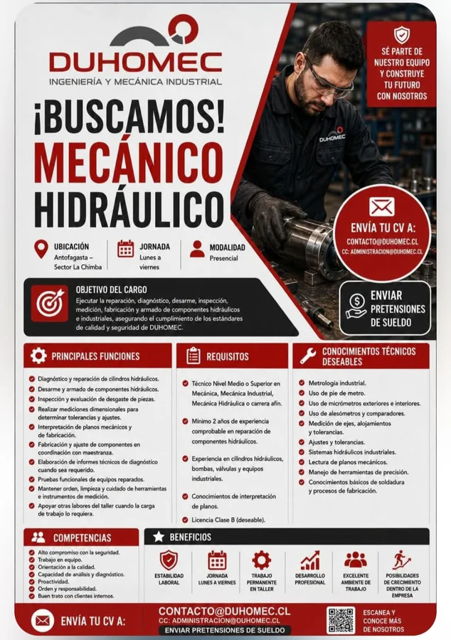 Mecánico Hidráulico - imagen 1