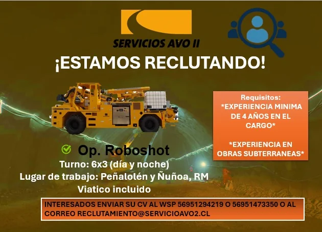 Reclutamiento para Operarios en Faena Subterránea - imagen 1
