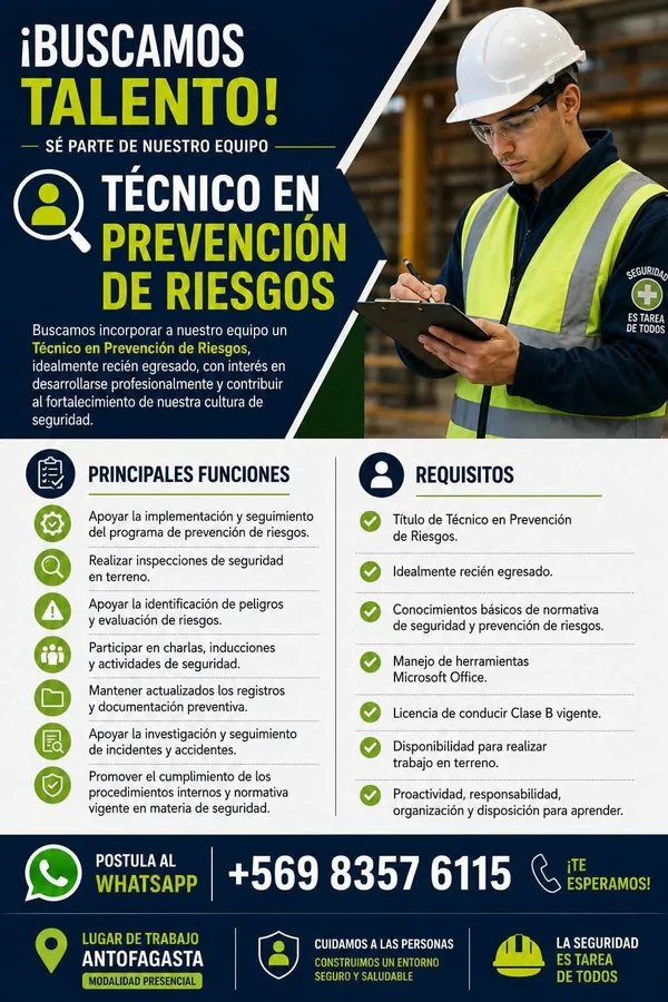 Técnico en Prevención de Riesgos - imagen 1
