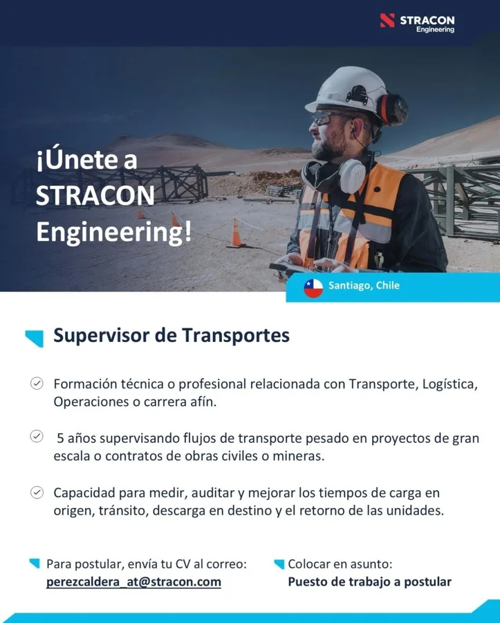 Supervisor de Transportes - imagen 1