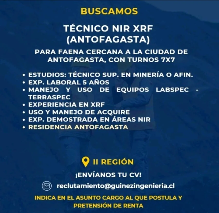 Técnico NIR XRF - imagen 1