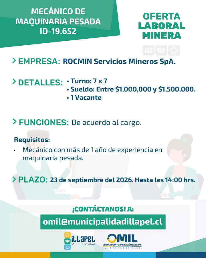 Mecánico de Maquinaria Pesada - imagen 1