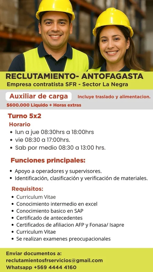 Auxiliar de Carga - imagen 1