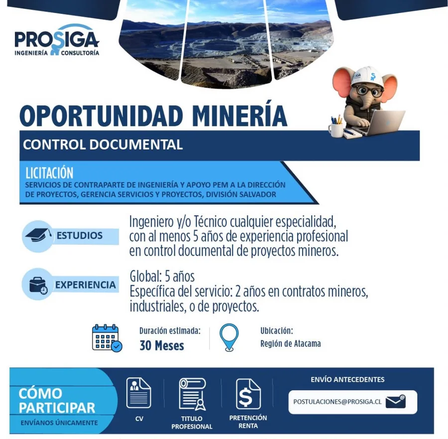 Control Documental Proyecto Minero - imagen 1