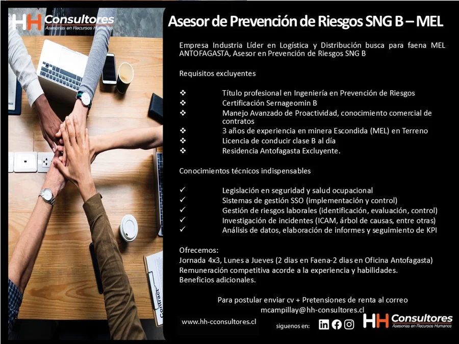 Asesor de Prevención de Riesgos SNG B - imagen 1