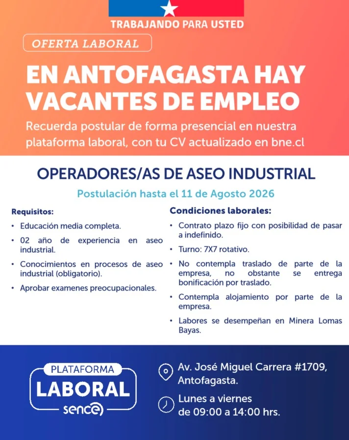 Operadores de Aseo Industrial - imagen 1