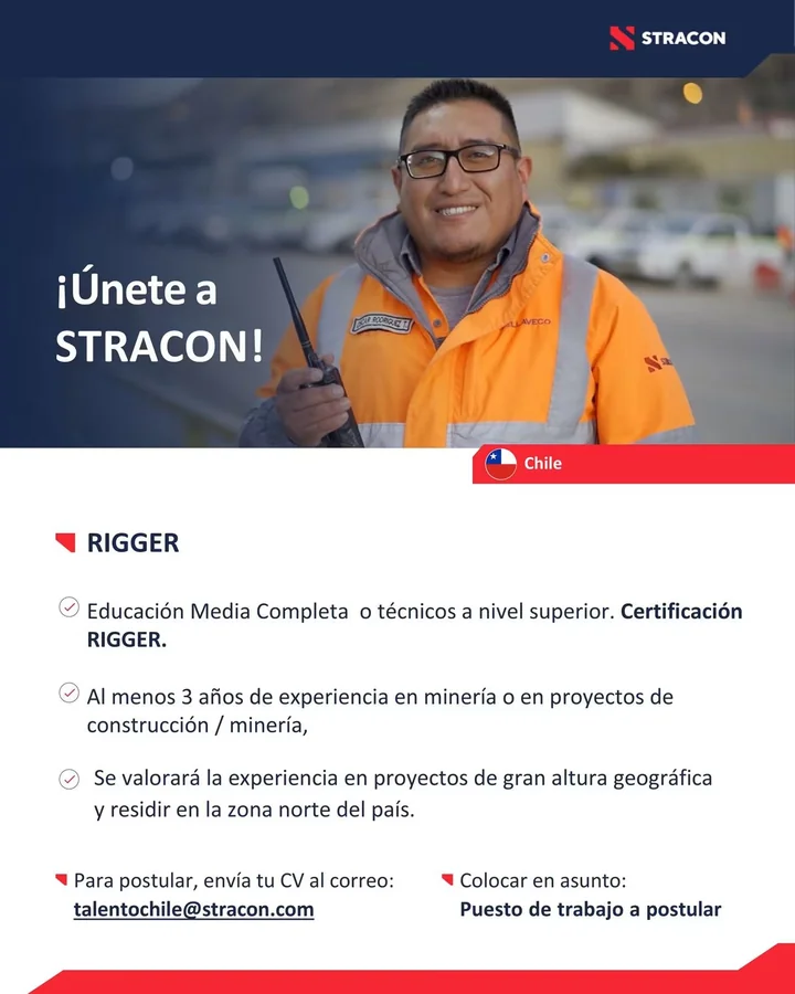 Rigger Minero - STRACON - imagen 1