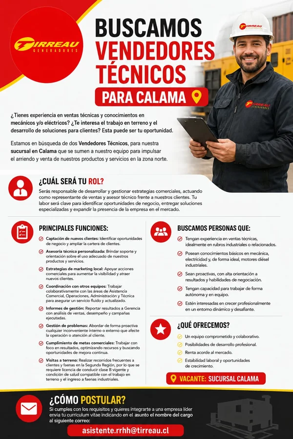 Vendedor Técnico - imagen 1