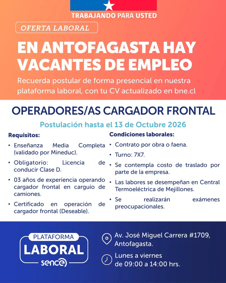 Operador/a de Cargador Frontal - imagen 1