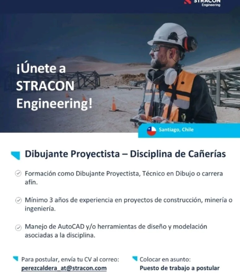 Dibujante Proyectista - Disciplina de Cañerías - imagen 1