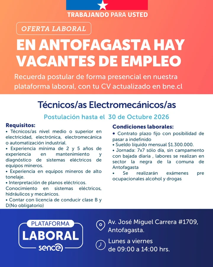 Técnico Electromecánico - imagen 1