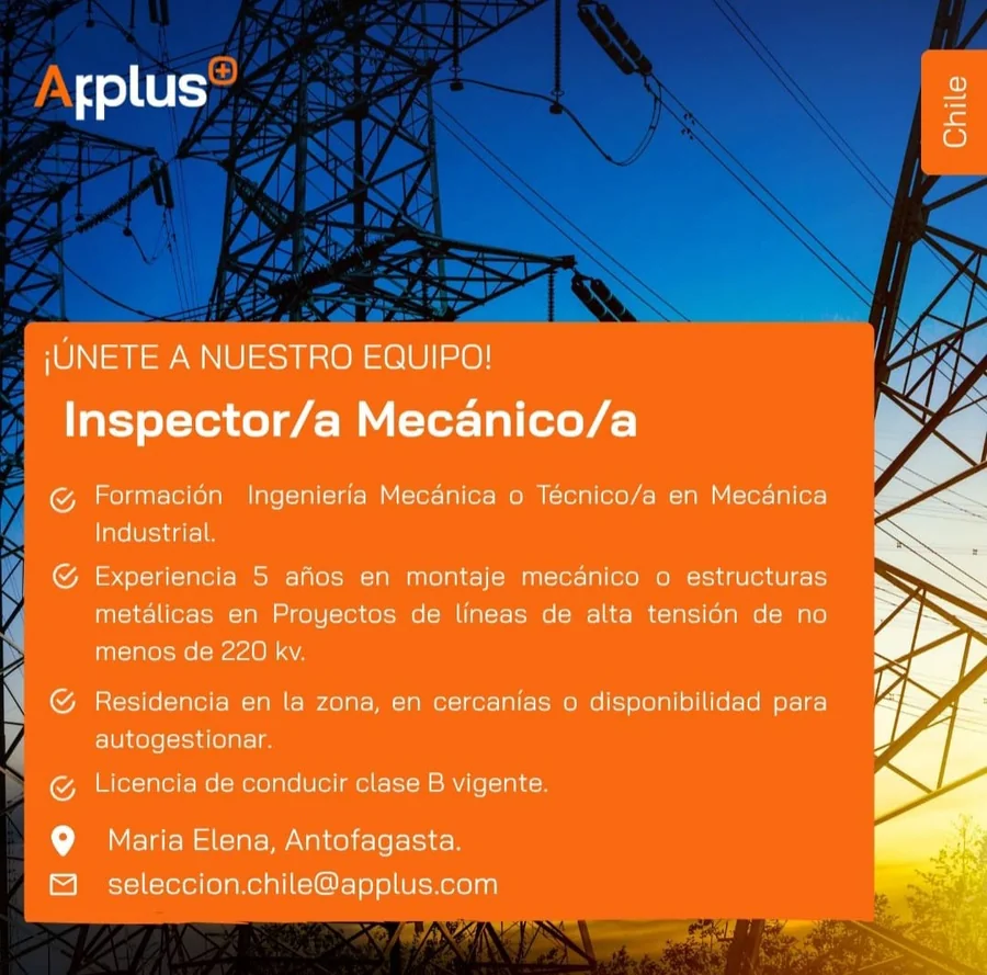 Inspector/a Mecánico/a - imagen 1