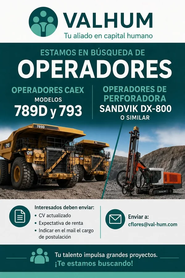 Operadores de Perforación Minera - imagen 1